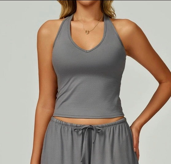 The Aubri halter top