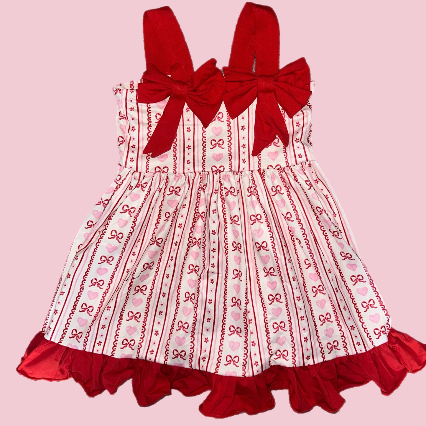 Sweetheart bow dress