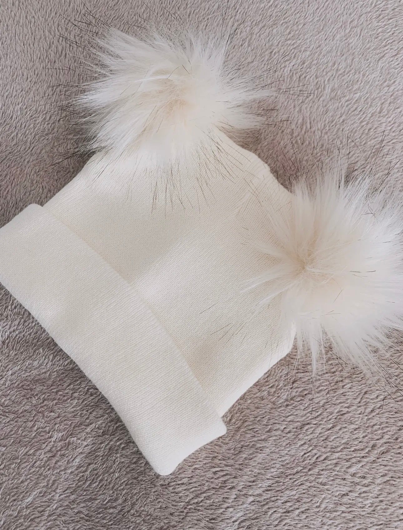 Pompom beanie- multiple colors/sizes
