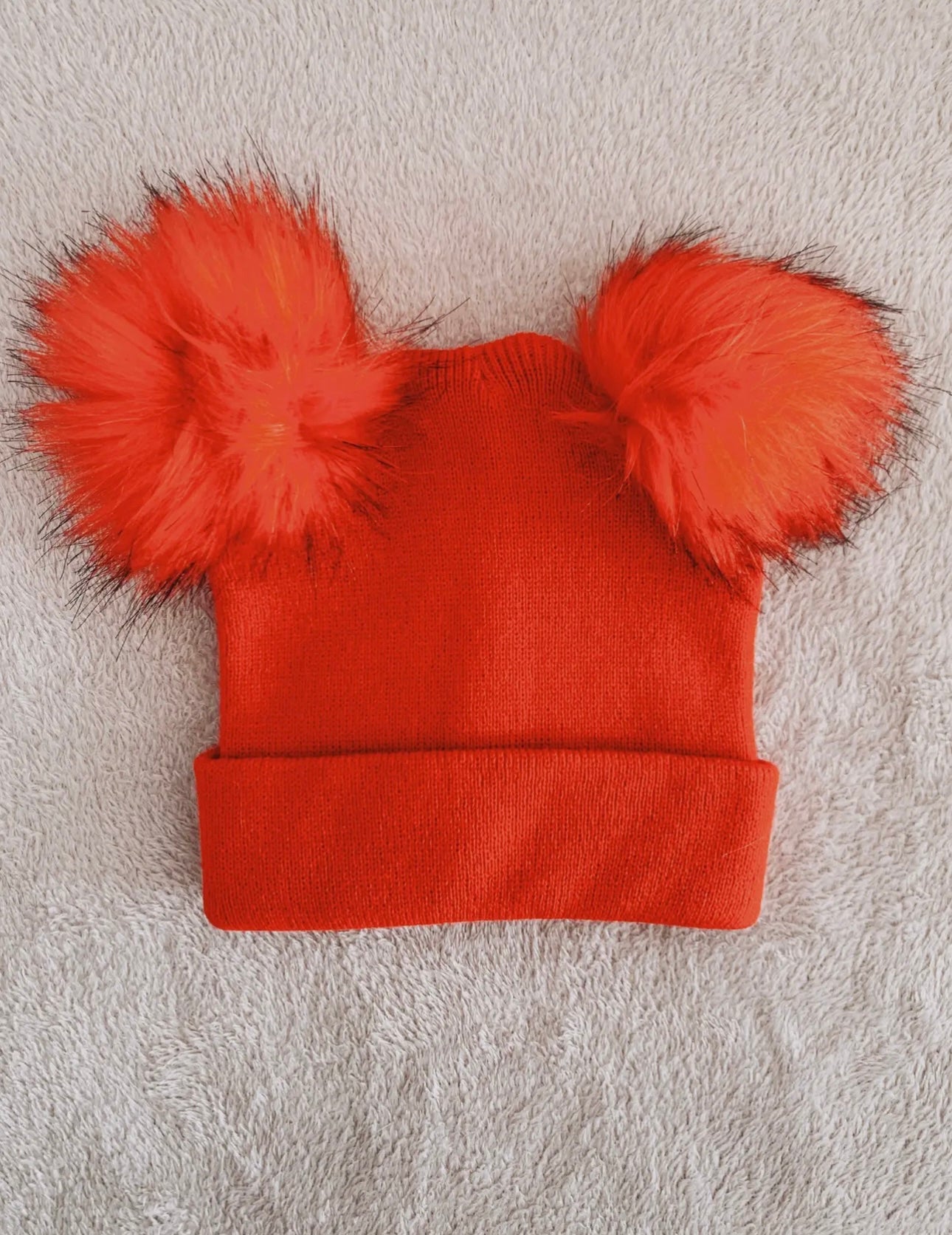 Pompom beanie- multiple colors/sizes