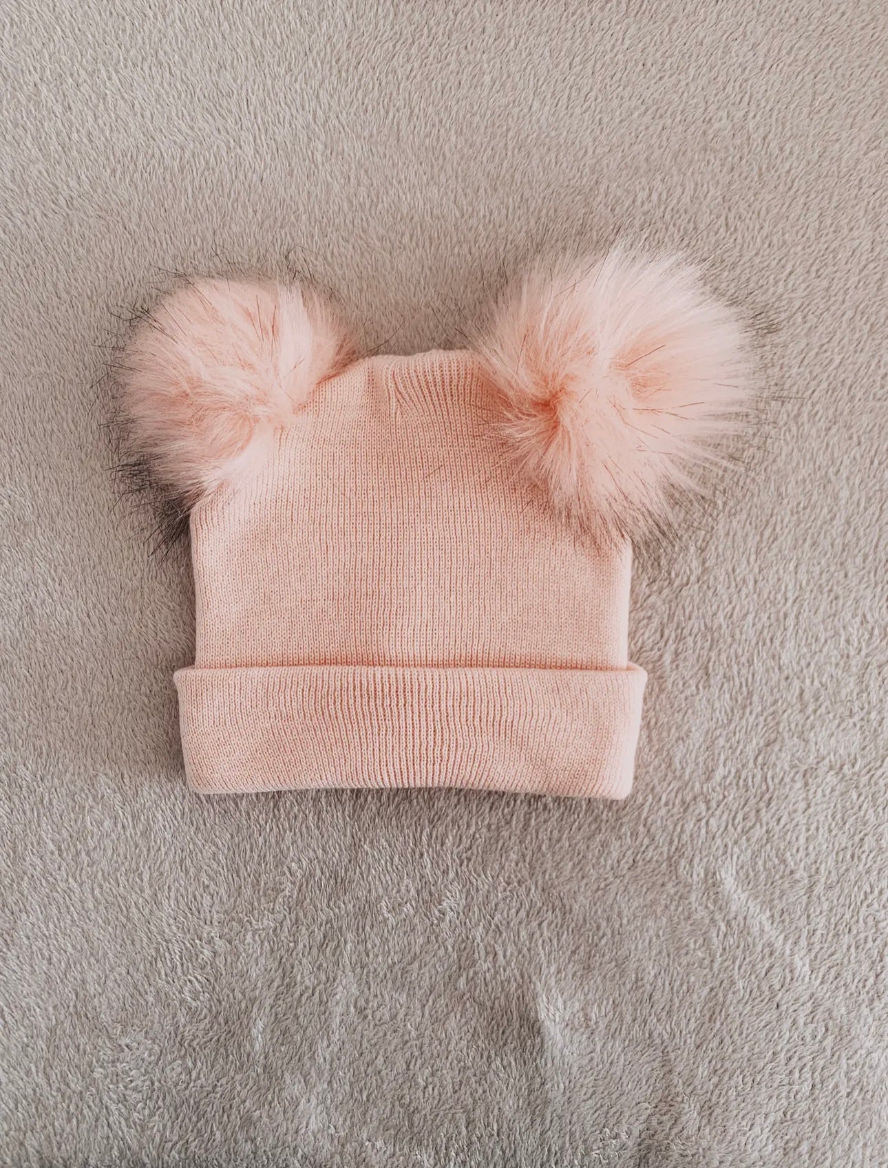 Pompom beanie- multiple colors/sizes