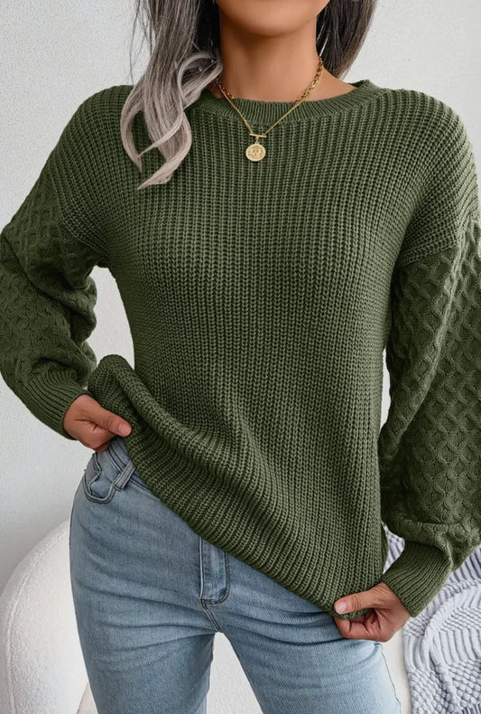 Nelly cable knit sweater