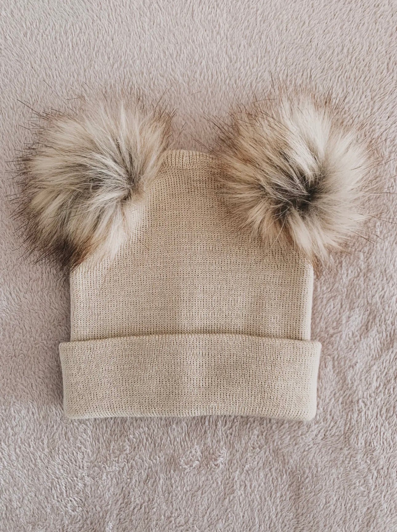 Pompom beanie- multiple colors/sizes