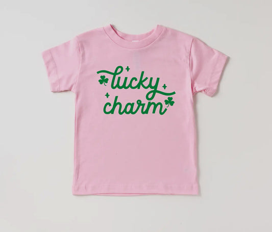Lucky Charm tee- pink