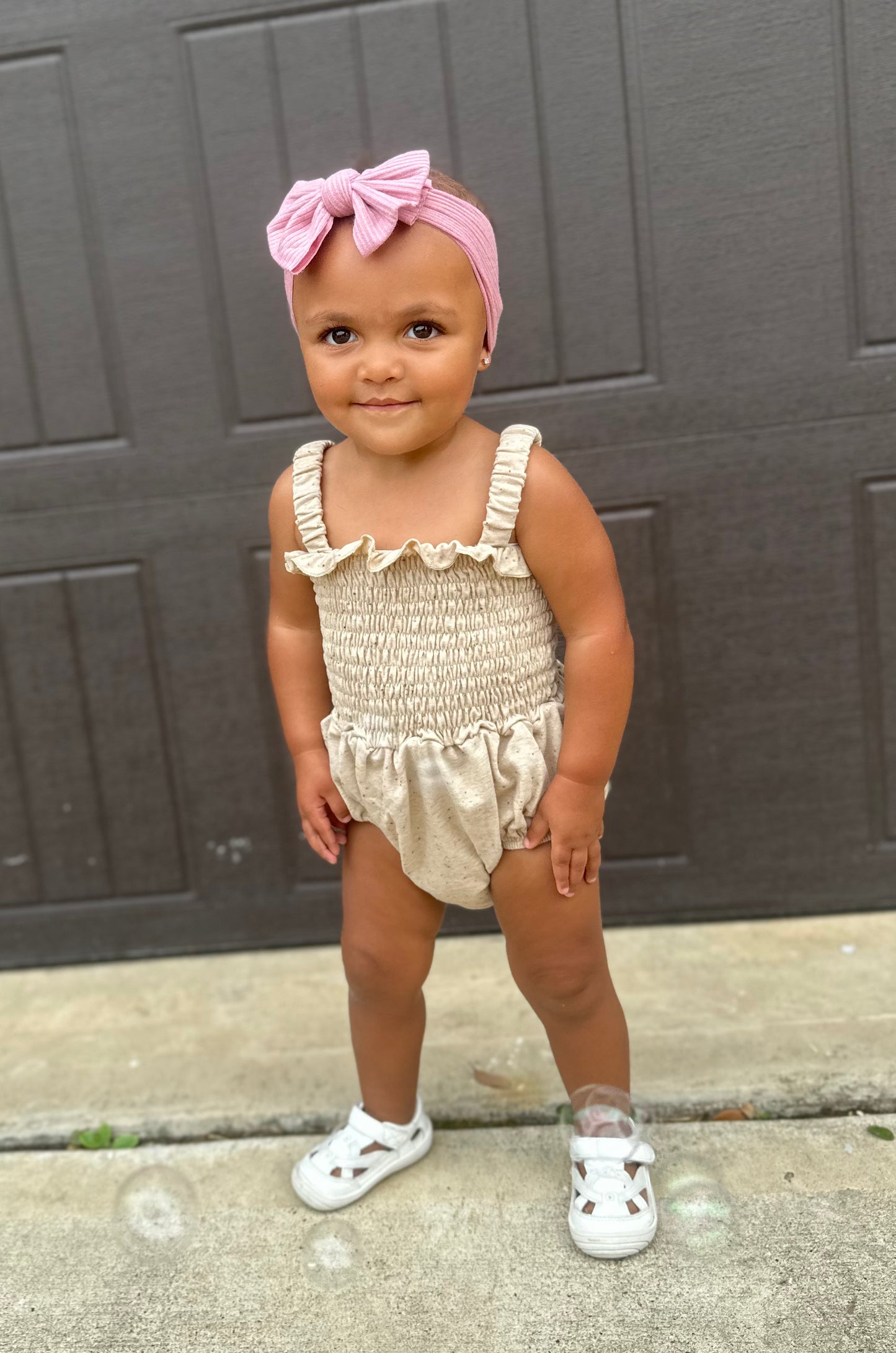 Paisley Smocked Romper
