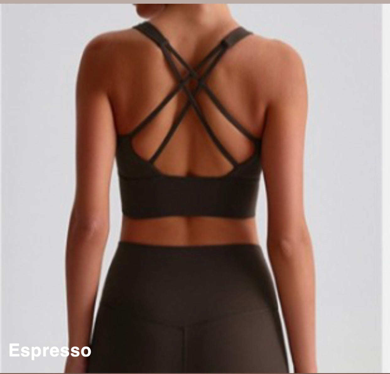 The Amber strappy sports bra
