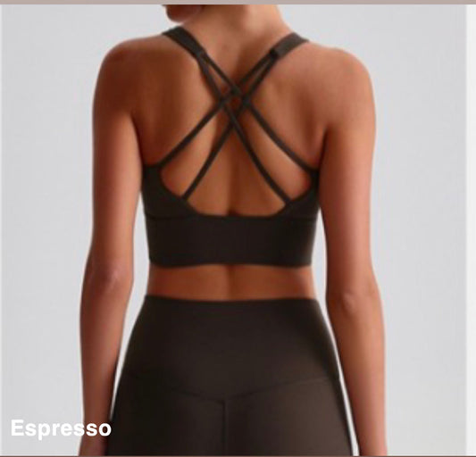The Amber strappy sports bra