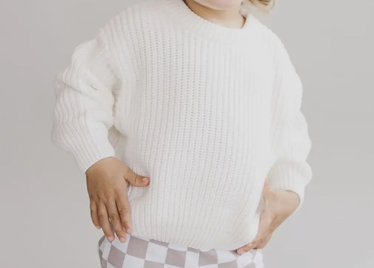 Ivory knit sweater