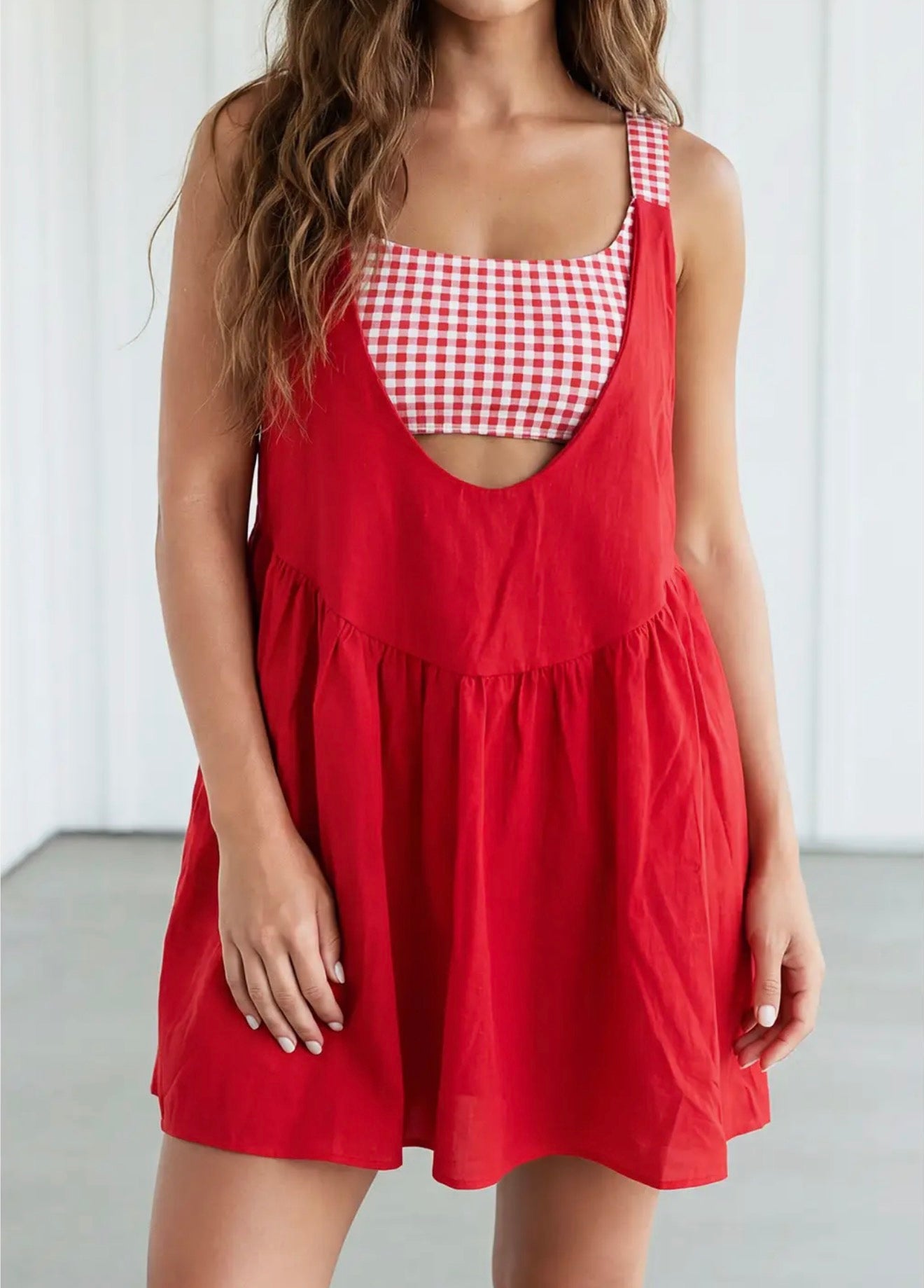 Gingham Athletic Dress