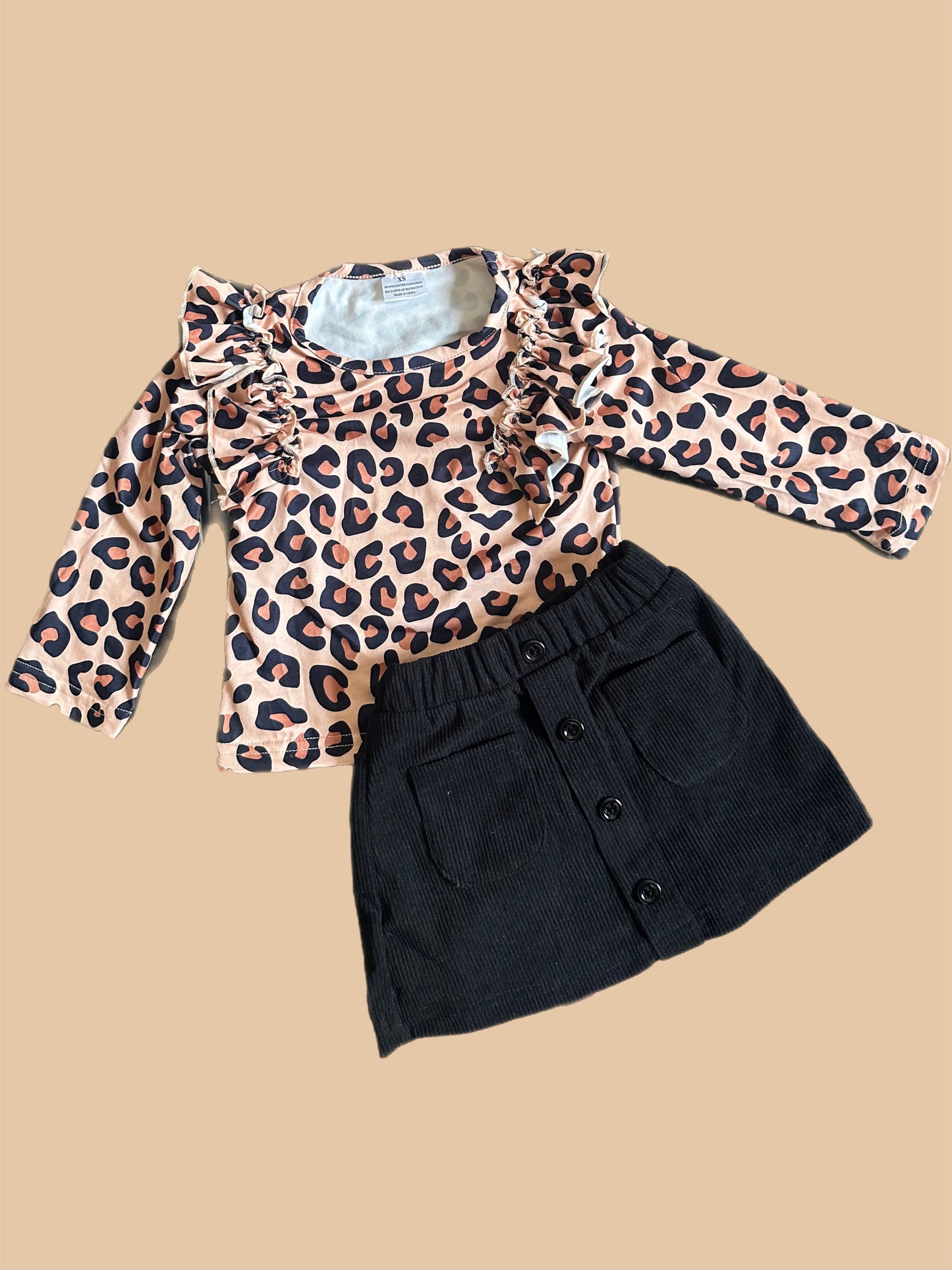 Girl’s Cheetah Set