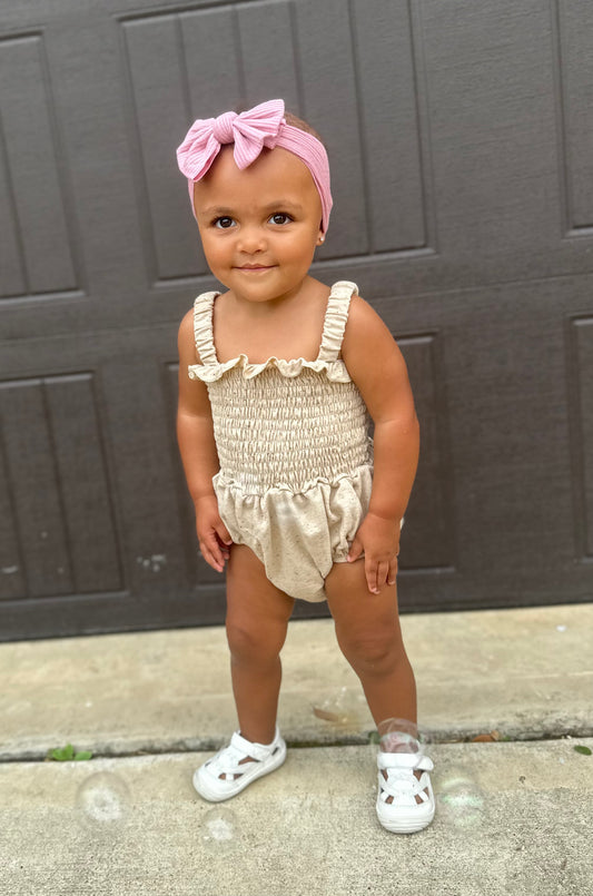 Paisley Smocked Romper